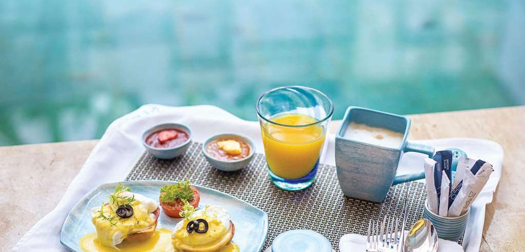 Azana Boutique Hotel Denpasar Restaurang bild